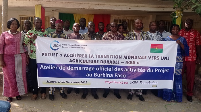 Agriculture durable au Burkina : L’Union internationale pour la conservation de la nature lance un nouveau projet
