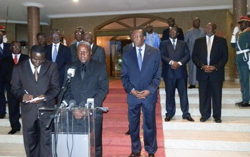 Requête de Dioncounda à la CEDEAO : Les présidents Compaoré et Mahama attendent d’abord de faire l’évaluation