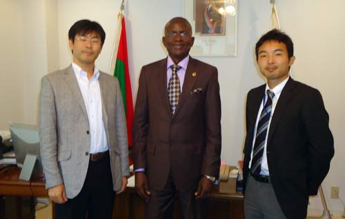 Prise de contact entre l’Ambassadeur du Burkina au Japon et le nouveau Représentant de la JICA