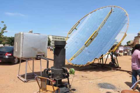 Energie solaire : Le gazéificateur d’ISOMET suscite curiosité et admiration