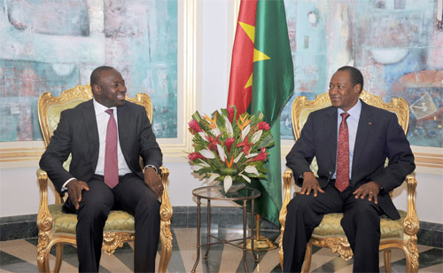Le Burkinabè Lassina ZERBO reconnaissant au Président du Faso pour son soutien à son élection à la tête de l’OTICE