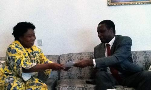 Le Haut Représentant de l’Union africaine pour le Mali et le Sahel chez l’Ambassadeur du Burkina Faso en Ethiopie 