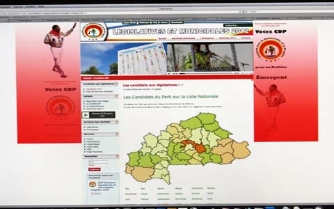 www.legislativesmunicipalescdp2012.bf : Le site web officiel de campagne du CDP lancé