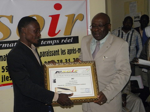 Trophée « Acteur Tête d’affiche » du journal Le Soir : Le ministre Moussa Ouattara distingué
