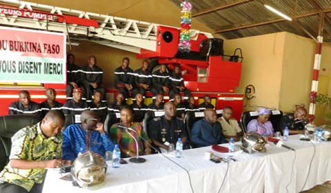 Collecte de fonds en faveur des Sapeurs-Pompiers de Ouaga : 33 millions de Francs CFA récoltés