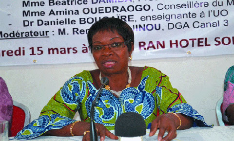 BÉATRICE DAMIBA, PRÉSIDENTE DU CSC À L’APAC :  « Les femmes journalistes doivent prendre en main leur devenir professionnel »