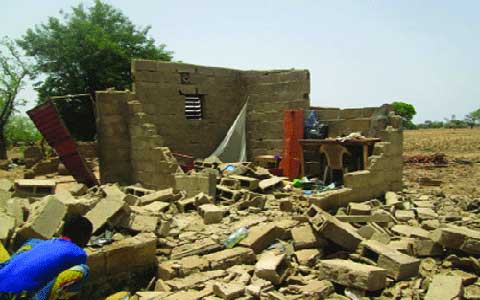 ORAGE À MANGA : Un décès et d’énormes dégâts matériels enregistrés