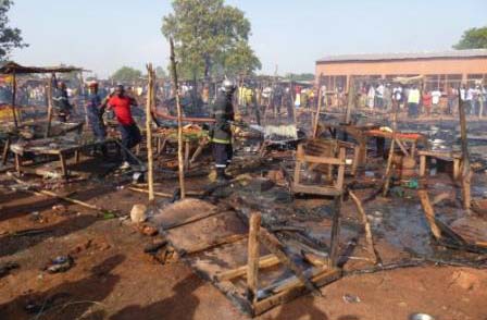 Bobo-Dioulasso : Le marché de Lafiabougou prend feu