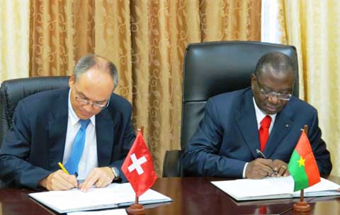 MEF : Don de seize milliards de la coopération suisse pour renforcer le budget du Burkina Faso