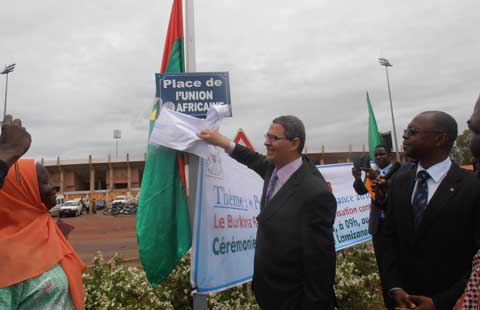 Cinquantenaire de l’OUA-UA : À Bobo-Dioulasso, le Burkina donne une Place à l’Union Africaine