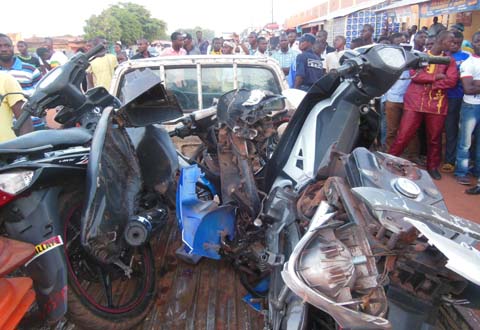 Accident en pleine ville de Bobo : En tentant de fuir, il commet d’autres accidents