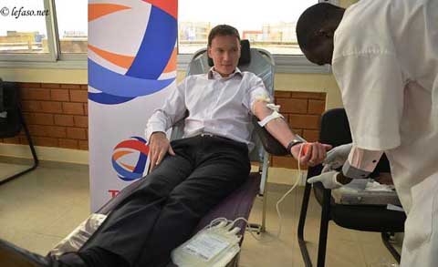                     Opération don de sang : Deux jours de Total disponibilité