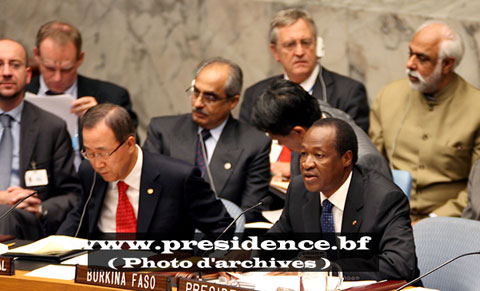 Le Président du Faso en visite à Washington et aux Nations Unies à New York