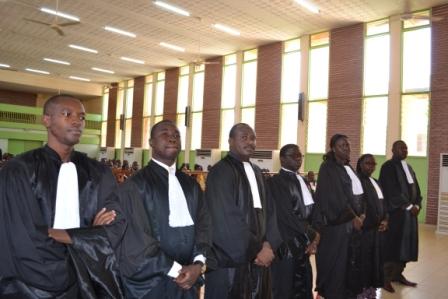 Tribunal de grande instance de Ouagadougou : Les nouveaux magistrats ont porté leur toge