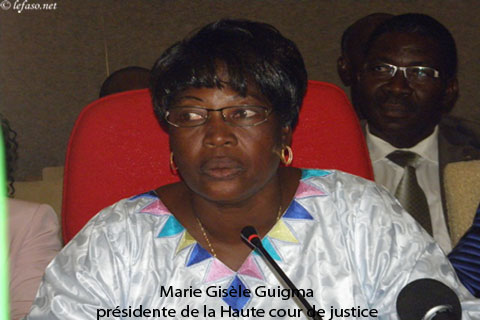 Haute cour de justice : Marie Gisèle Guigma aux commandes