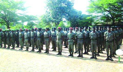 Formation militaire initiale : Les stagiaires forestiers et douaniers du contingent 2013 au bout du tunnel