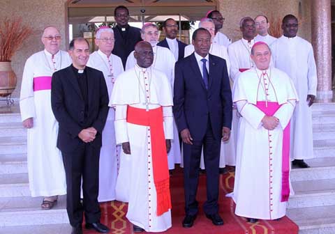 Une délégation du Saint-Siège chez le Président du Faso...