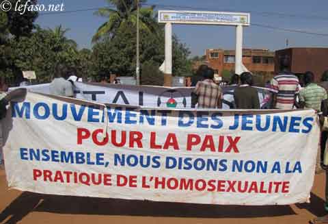 Soutien aux homosexuels :  Le Mouvement des jeunes pour la paix (MJP) dit non