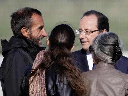 Les quatre ex-otages français au Sahel de retour en France