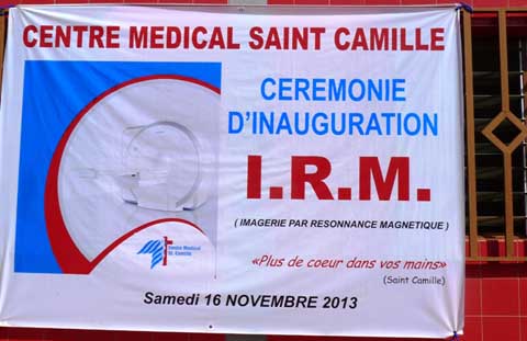 Le centre médical Saint Camille à Ouagadougou se dote d’une  IRM