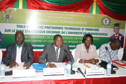 Université de Ouagadougou : Echanges avec les partenaires autour du plan stratégique décennal