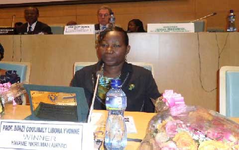 Le prix Kwamé Nkrumah 2013 de l’union africaine  pour les femmes scientifiques :  le Burkina Faso honoré