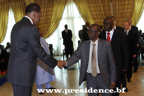 Vœux du corps diplomatique à Blaise Compaoré : Soutien au Président du Faso dans sa politique de raffermissement de la démocratie