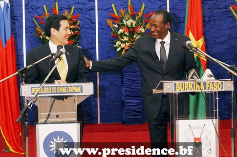 Burkina-Taïwan : Le président taiwanais salue le leadership du président du Faso en Afrique de l’Ouest