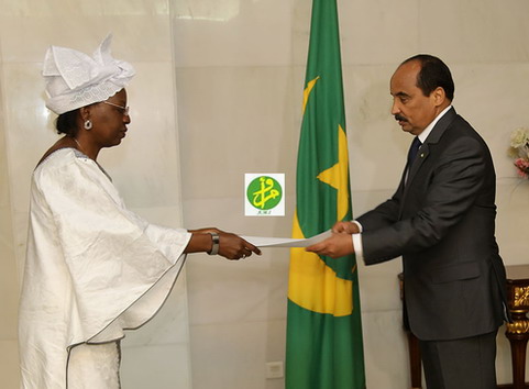 Burkina- Mauritanie : Aline KOALA/KABORE présente ses lettres de créance à Mohamed Ould Abdel AZIZE