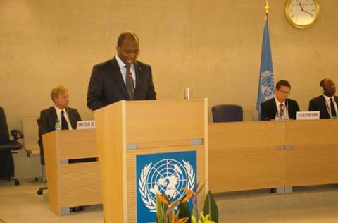 Le Burkina Faso participe à la 25ème session ordinaire du Conseil des Droits de l’Homme des Nations Unies