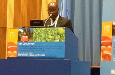57ème session de la Commission des stupéfiants des Nations Unies : Le Burkina Faso fait le point de ses efforts en matière de lutte contre la drogue