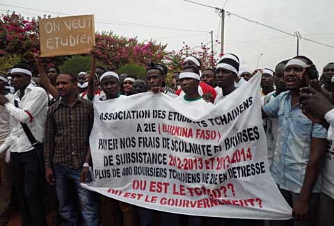Ambassade du Tchad à Ouaga : Des étudiants tchadiens inscrits à  2IE crient leur détresse.