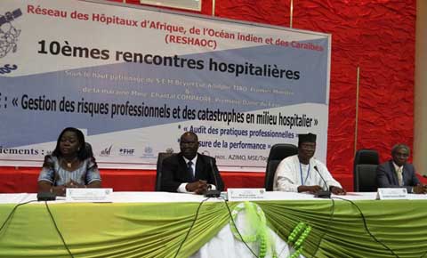 Hôpitaux d’Afrique, de l’Océan indien et des Caraïbes : la gestion des risques professionnels au menu des échanges à Ouaga