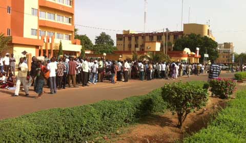 Commune de  Ougadougou : Des agents en sit-in de 72 heures pour exiger l’application des mesures gouvernementales