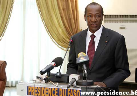 Discours de son excellence monsieur blaise Compaoré, Président du Faso a l’occasion de l’assemblée générale des projets des engagements nationaux