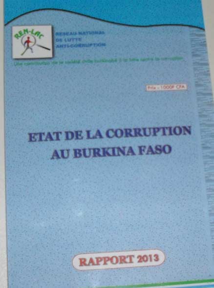 Corruption au Burkina : La douane encore maillot jaune dans le rapport 2013 du REN-LAC