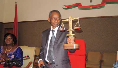 Magistrature : Hommage à monsieur BOLY Abdouramane