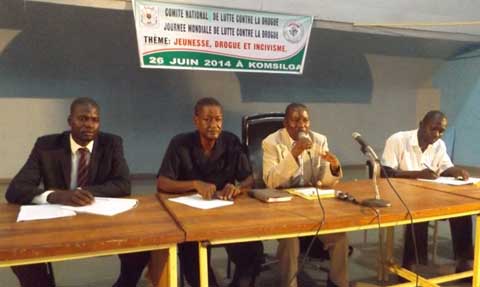 Lutte contre la drogue au Burkina : Des échanges avant la Journée mondiale 2014