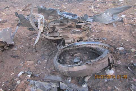  Crash de l’avion d’Air Algérie :  Ce qui reste de l’appareil en images