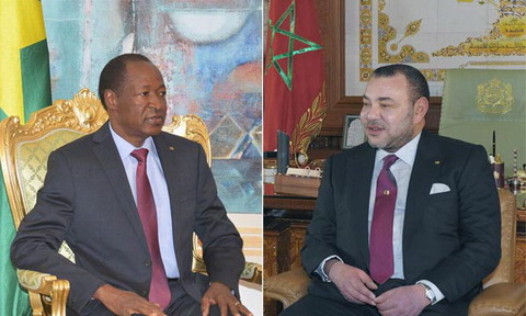 Blaise Compaoré en visite privée au Maroc, du 16 au 20 août 2014.