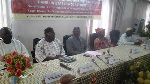 Journées parlementaires CDP : Boureima Badini et Augustin Loada  auscultent la démocratie au Burkina Faso