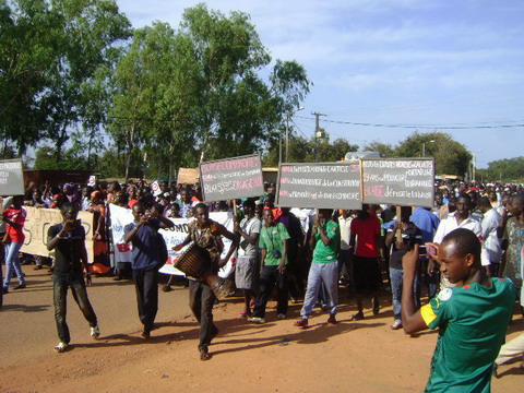 Journée de désobéissance civile : Impressionnante mobilisation à Banfora, paralysie  des services à Sindou.