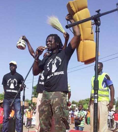Sams’K Le Jah, membre du mouvement Balai citoyen : « Les choses sont en train d’aller dans le bon sens, ne faisons rien pour que ça se bloque »