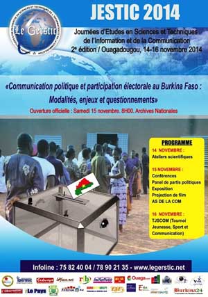  JESTIC 2014 : Communication politique et transition au menu