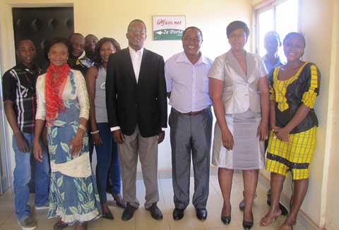 Vie du Journal : Lefaso.net reçoit la visite de Modeste Yaméogo de l’Unicef