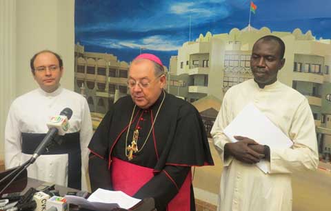« Le Burkina d’aujourd’hui a besoin d’amour », dixit Vito Rallo, Nonce Apostolique 