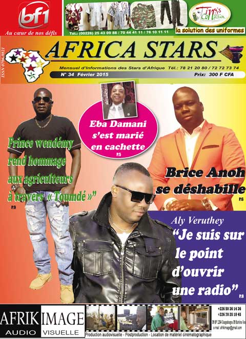 AFRICA STARS  N°34   du mois de Février est dans vos kiosques