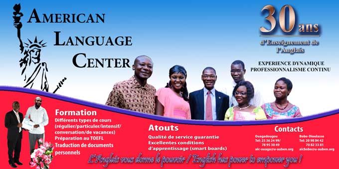 American Language  Center :  30 ans d’enseignement de l’Anglais