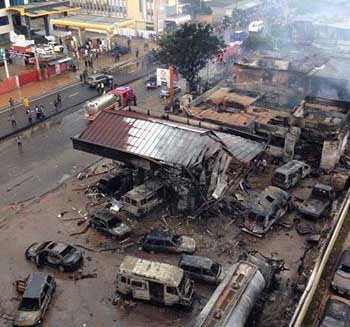 Ghana : Plus de 150 morts dans l’incendie d’une station d’essence