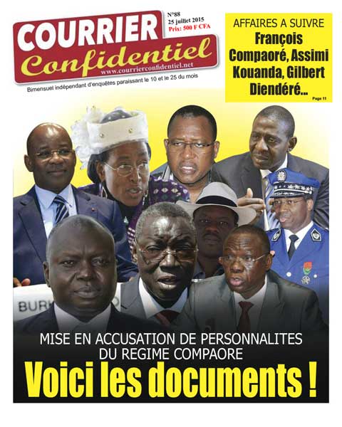 Et voici Courrier confidentiel N° 88 ! (Disponible chez les revendeurs de journaux au Burkina Faso). 